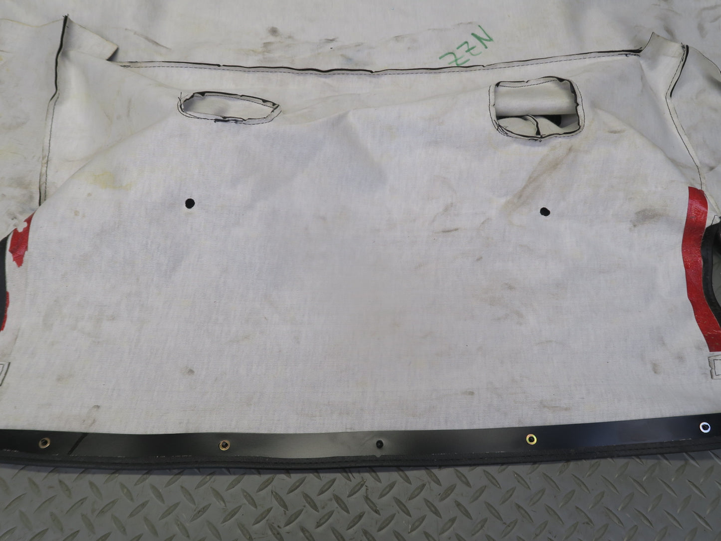 04-09 Nissan Z33 350Z Convertible TOP Roof Leather Compartment Liner Cover OEM