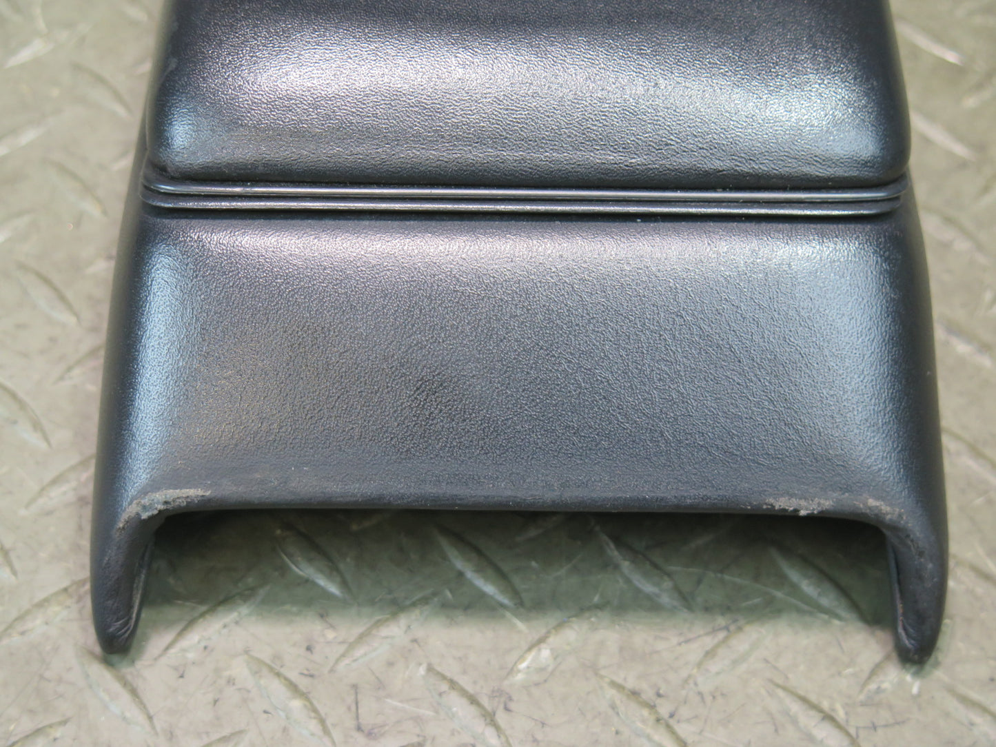 1984-1991 Porsche 928 Center Console Leather Armrest Black 92855570102
