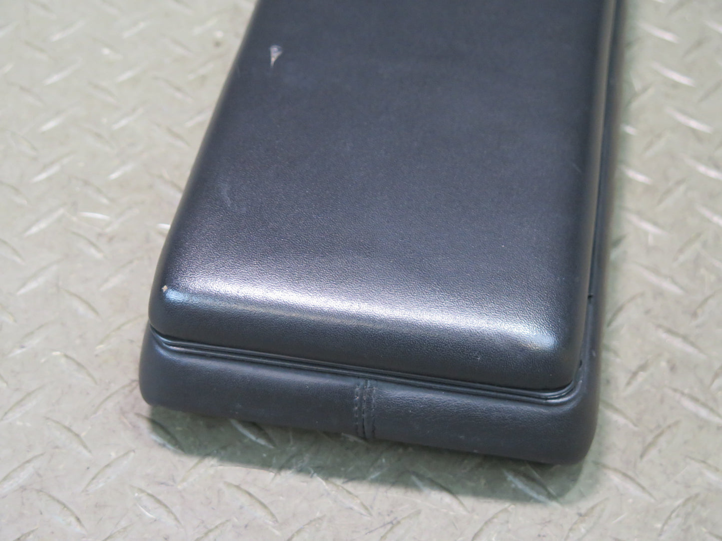 1984-1991 Porsche 928 Center Console Leather Armrest Black 92855570102