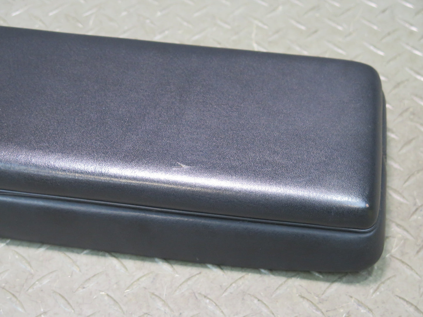 1984-1991 Porsche 928 Center Console Leather Armrest Black 92855570102