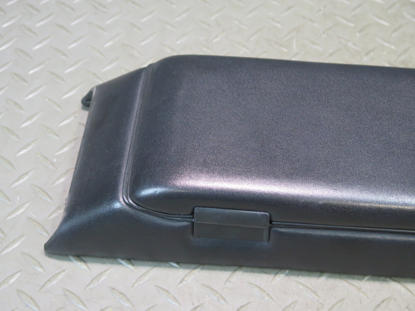 1984-1991 Porsche 928 Center Console Leather Armrest Black 92855570102