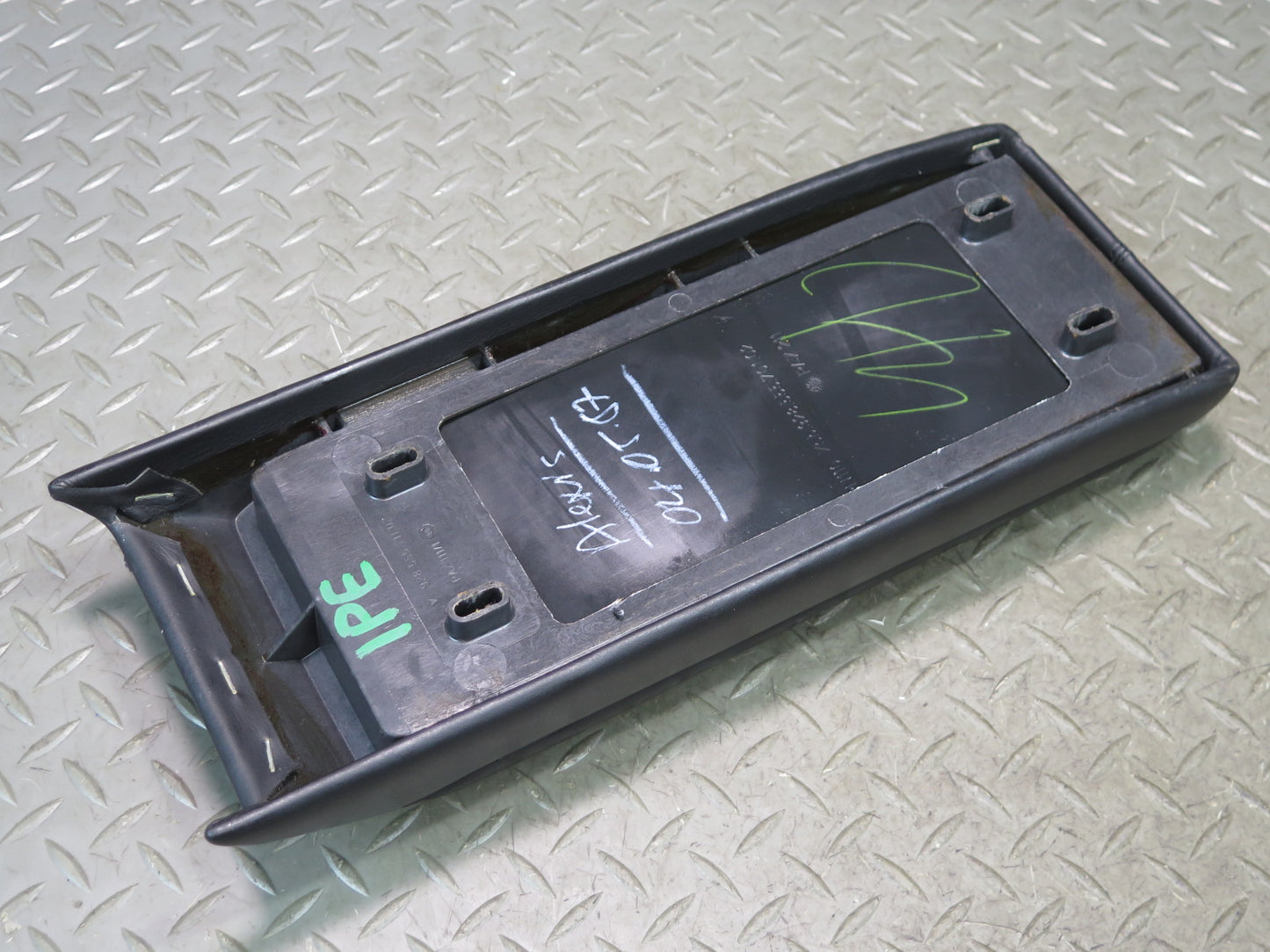 1984-1991 Porsche 928 Center Console Leather Armrest Black 92855570102