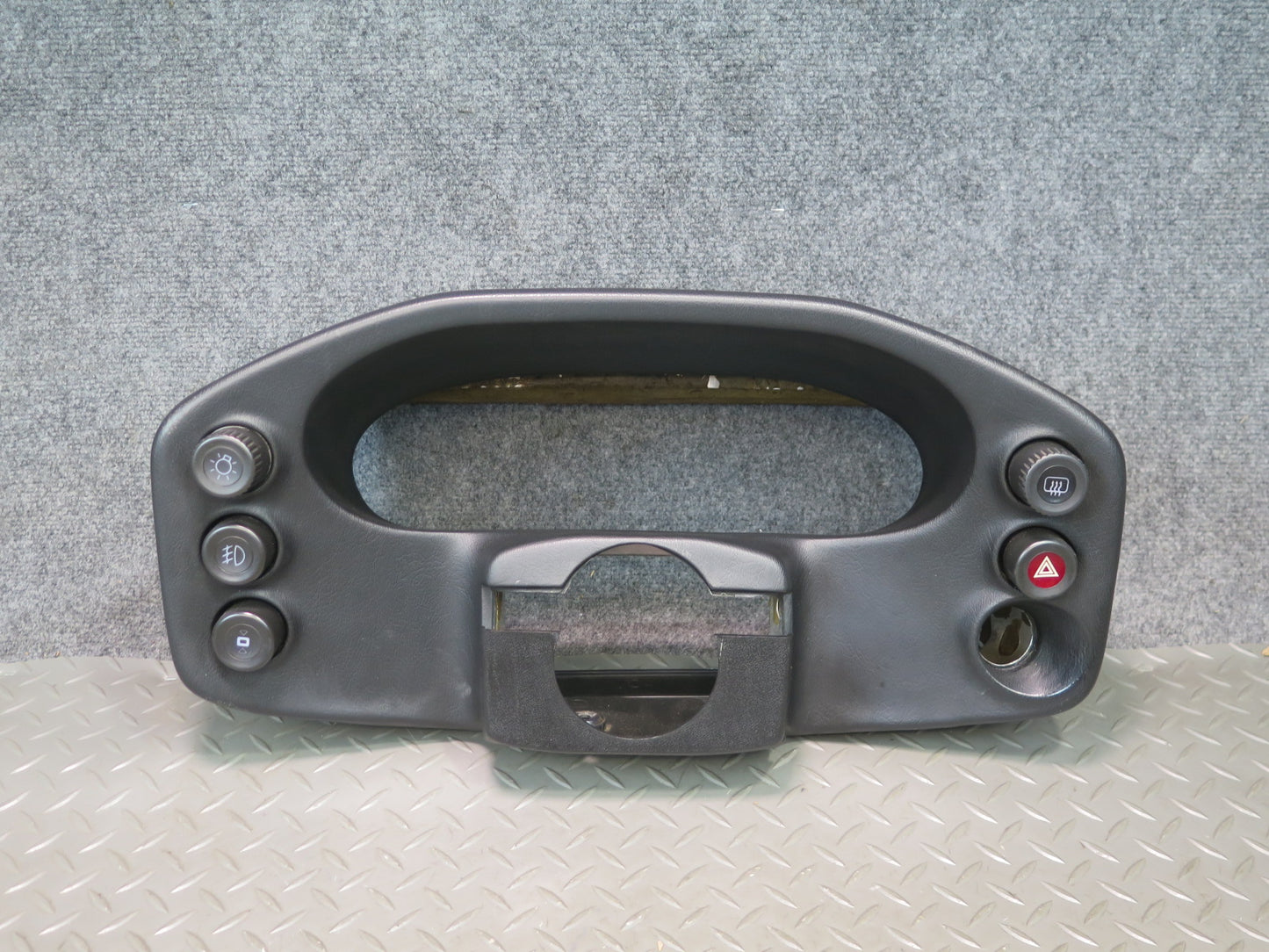 1987 Porsche 928 Speedometer Instrument Cluster Trim Panel w Switches