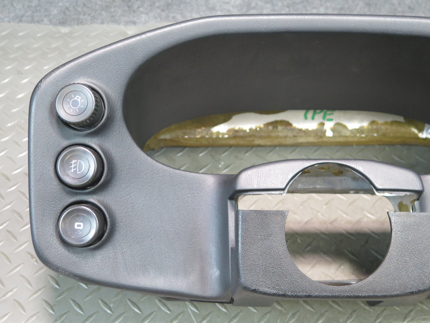 1987 Porsche 928 Speedometer Instrument Cluster Trim Panel w Switches