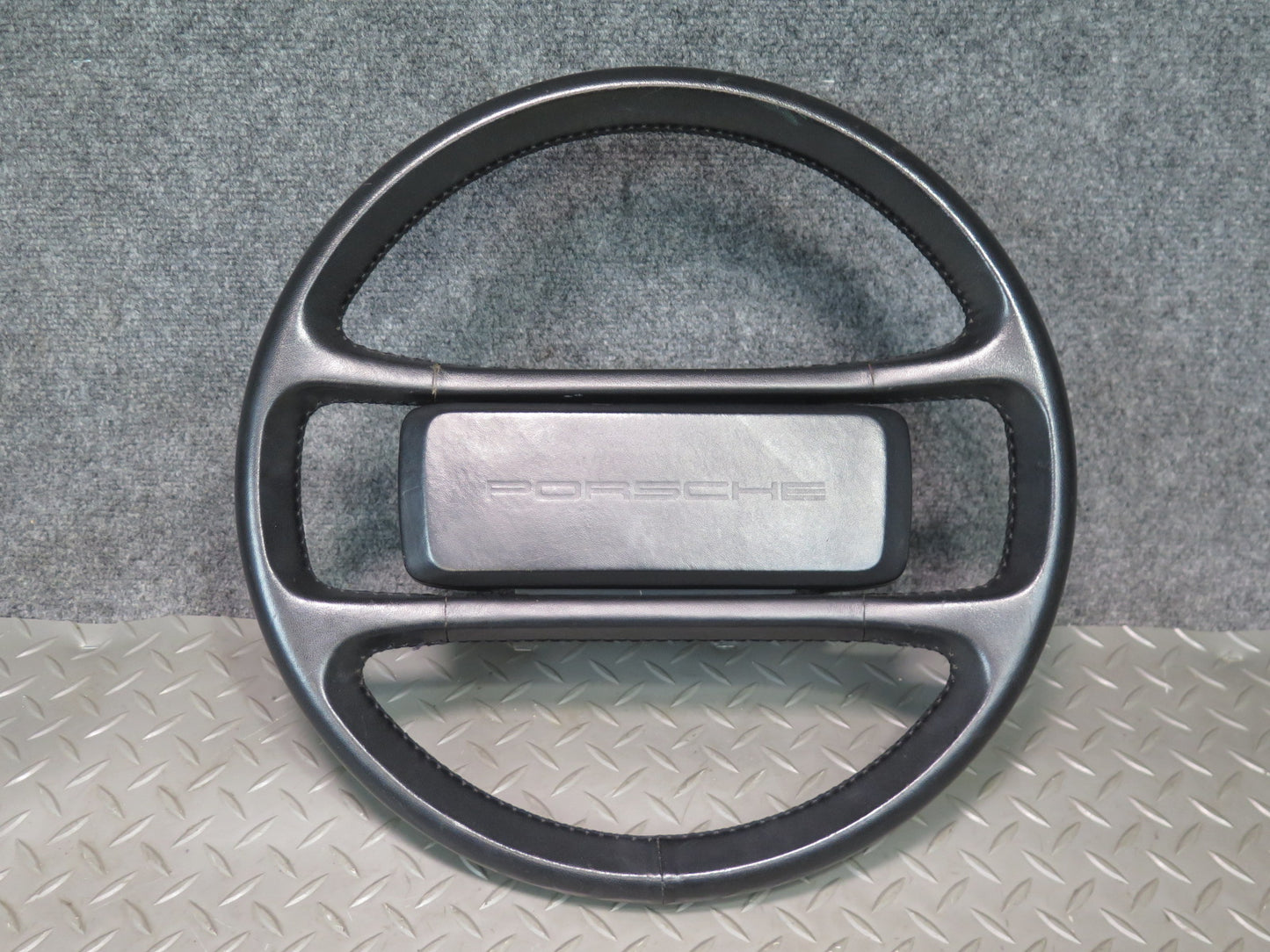 1984-1989 Porsche 928 S4 Leather 4 Spoke Steering Black 59K Miles