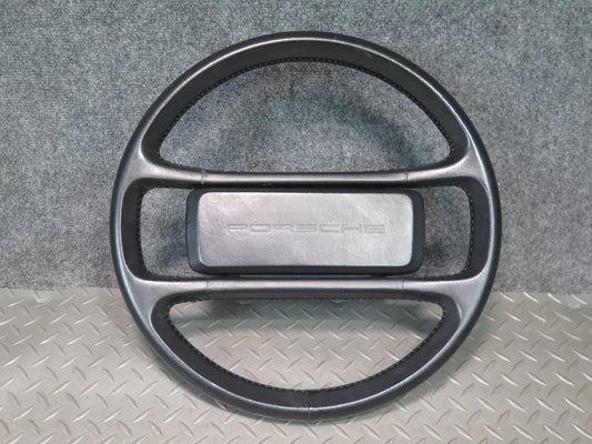 1984-1989 Porsche 928 S4 Leather 4 Spoke Steering Black 59K Miles