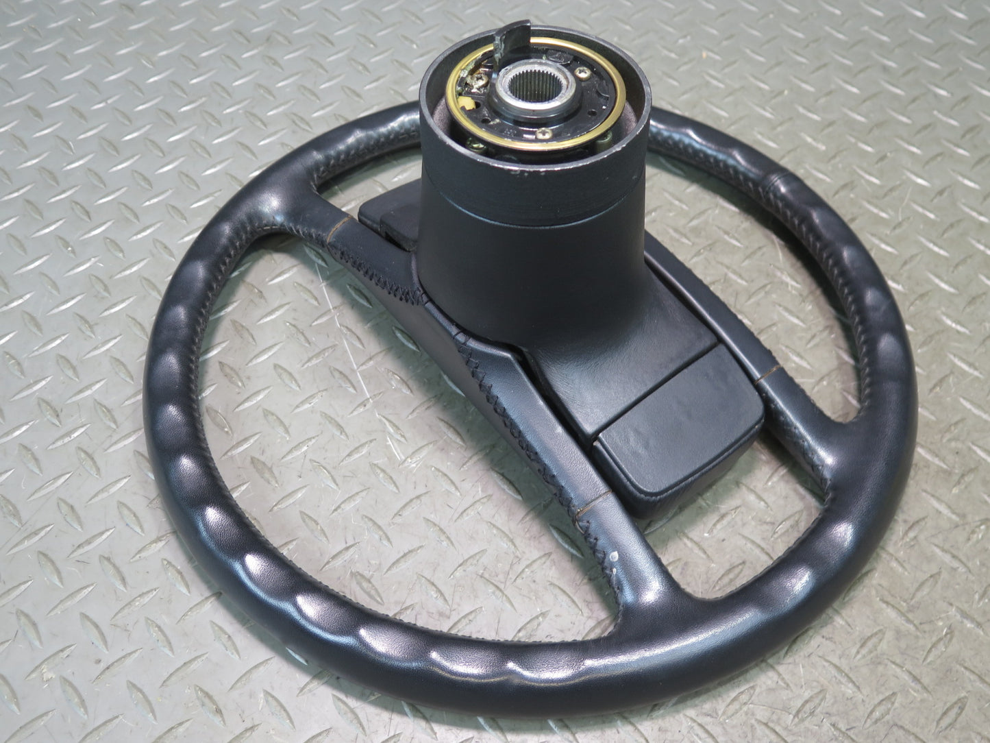 1984-1989 Porsche 928 S4 Leather 4 Spoke Steering Black 59K Miles