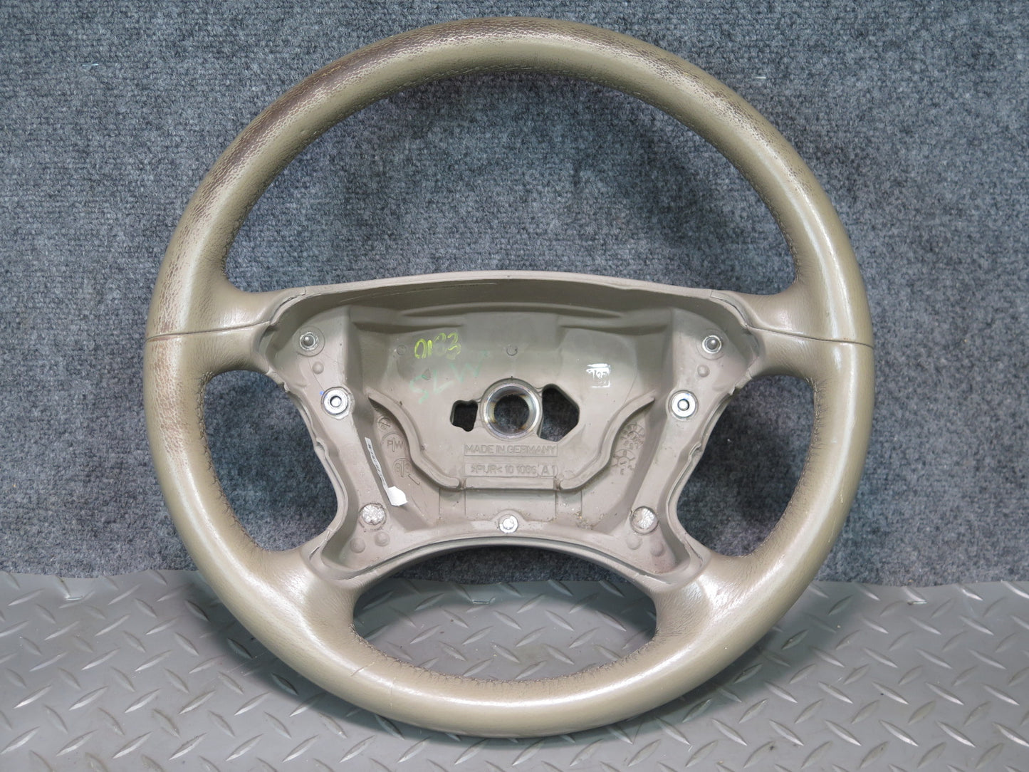 03-08 Mercedes R230 SL500 SL550 Leather Steering Brown OEM