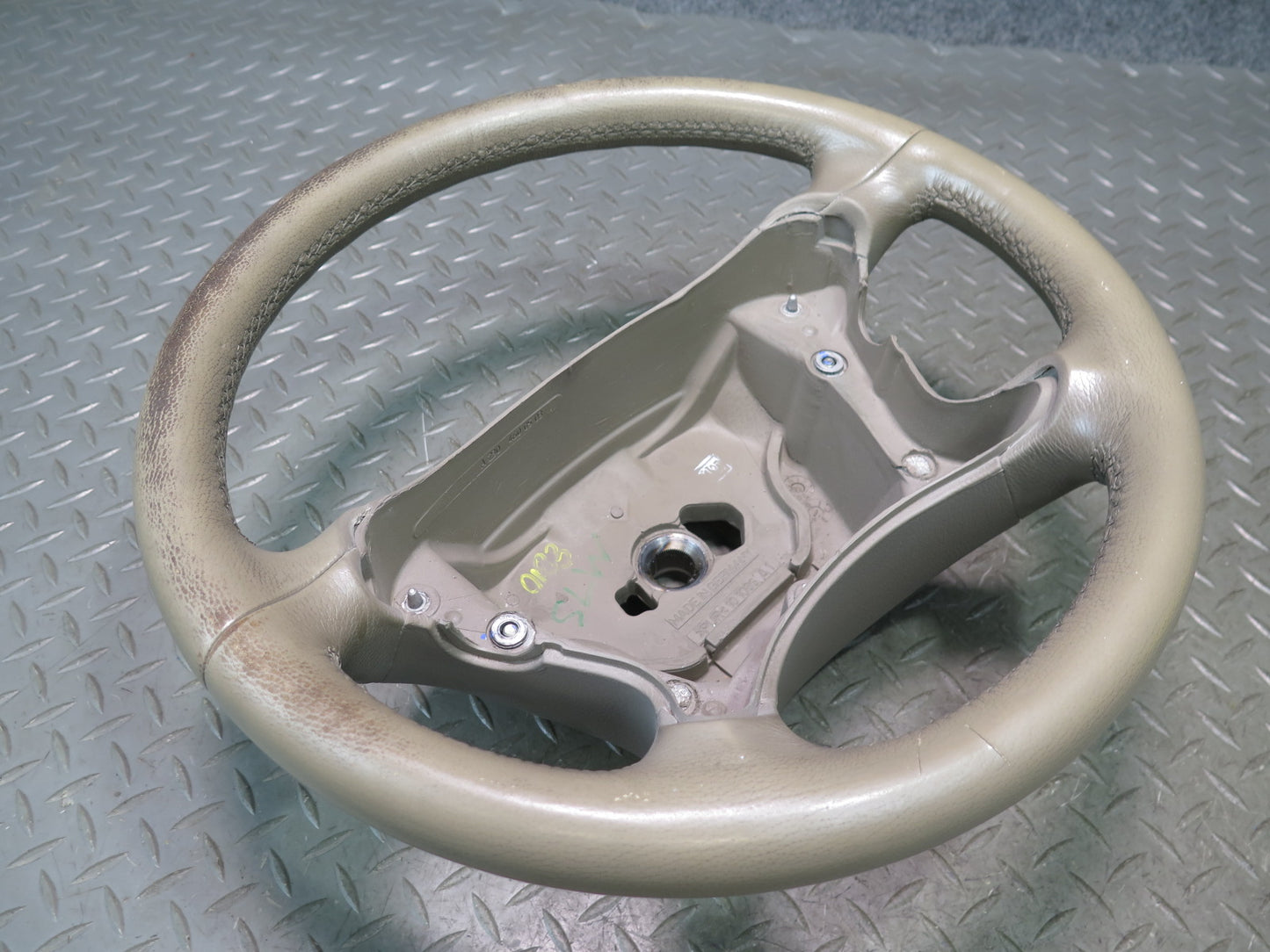 03-08 Mercedes R230 SL500 SL550 Leather Steering Brown OEM