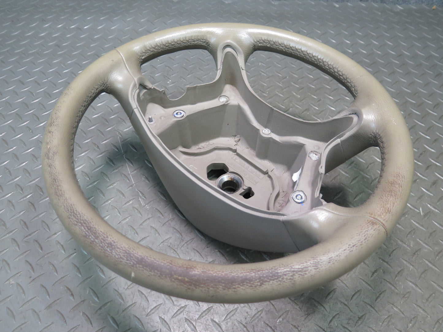03-08 Mercedes R230 SL500 SL550 Leather Steering Brown OEM