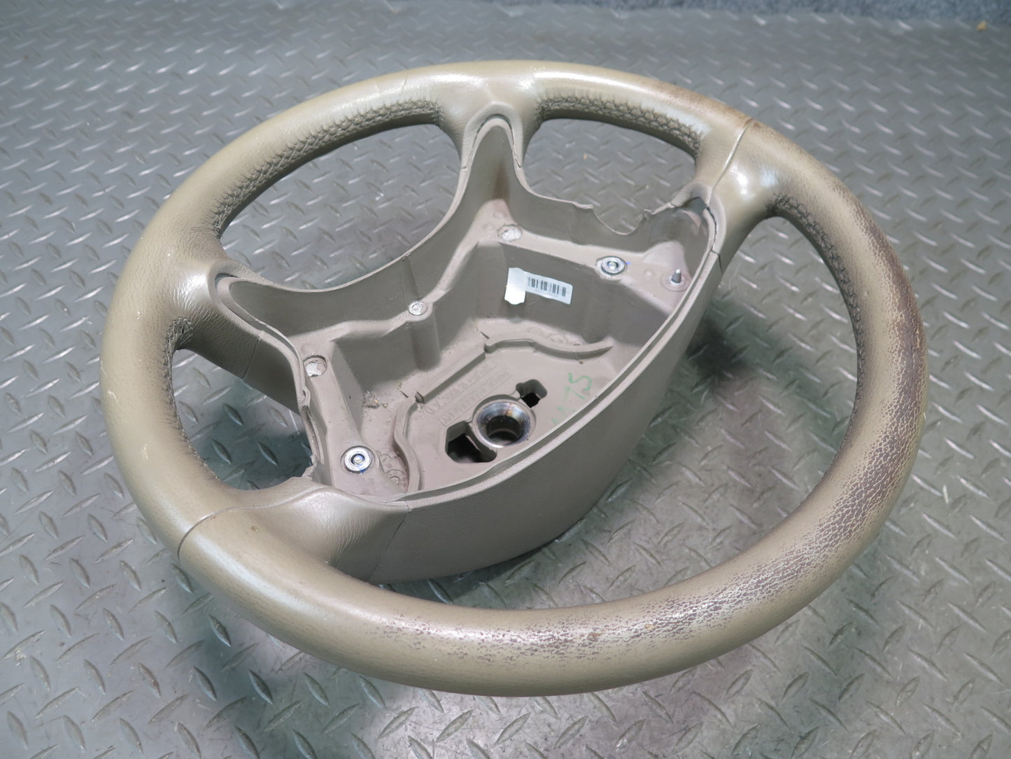 03-08 Mercedes R230 SL500 SL550 Leather Steering Brown OEM