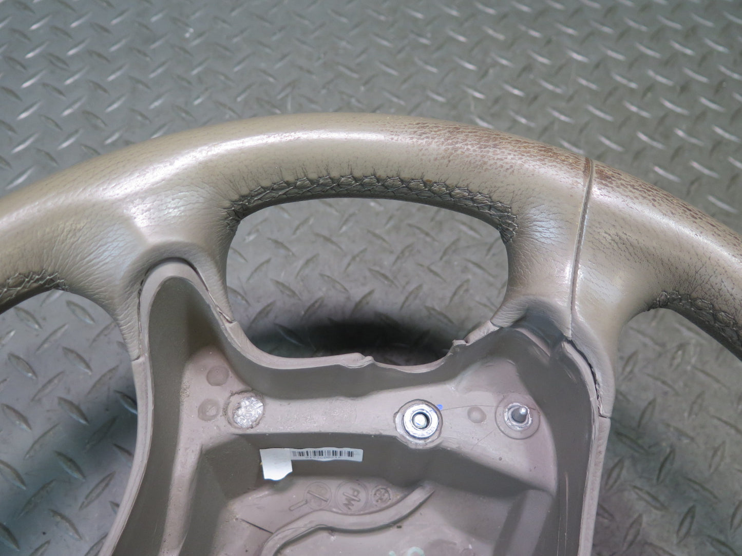 03-08 Mercedes R230 SL500 SL550 Leather Steering Brown OEM