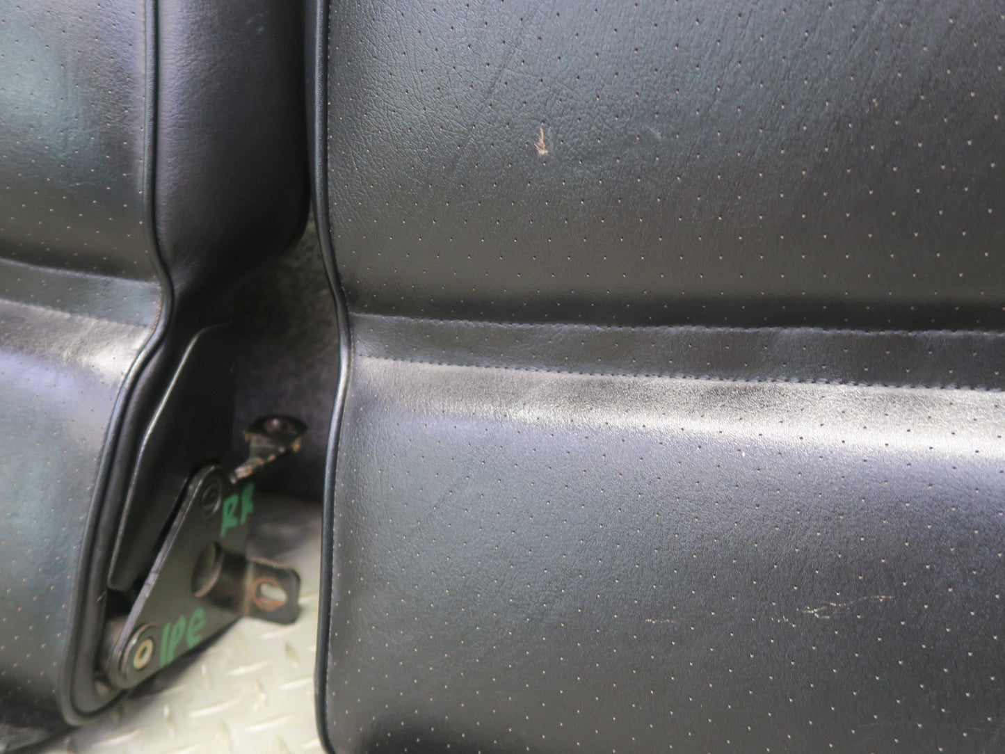 87-95 Porsche 928 S4 Front & Rear Left Right Side Power Seat Leather Black Set