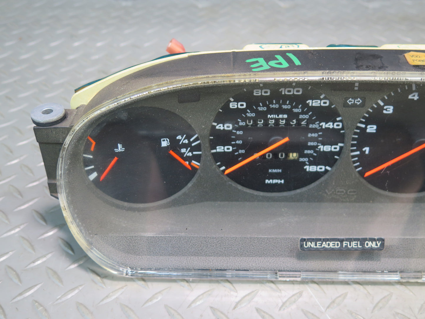 1987 Porsche 928 S4 A/T 180mph Instrument Cluster Gauge Speedometer 59K Miles
