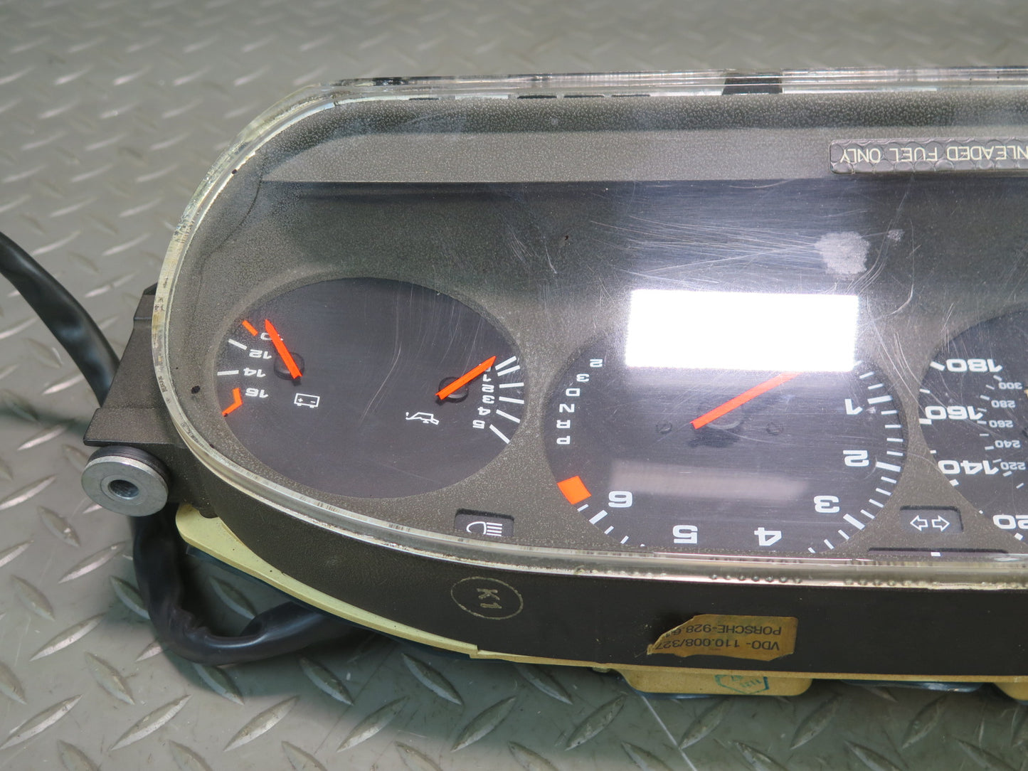 1987 Porsche 928 S4 A/T 180mph Instrument Cluster Gauge Speedometer 59K Miles