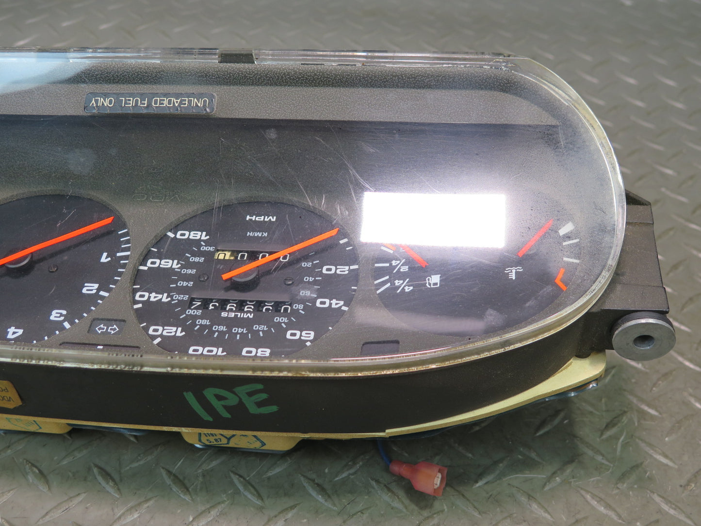 1987 Porsche 928 S4 A/T 180mph Instrument Cluster Gauge Speedometer 59K Miles