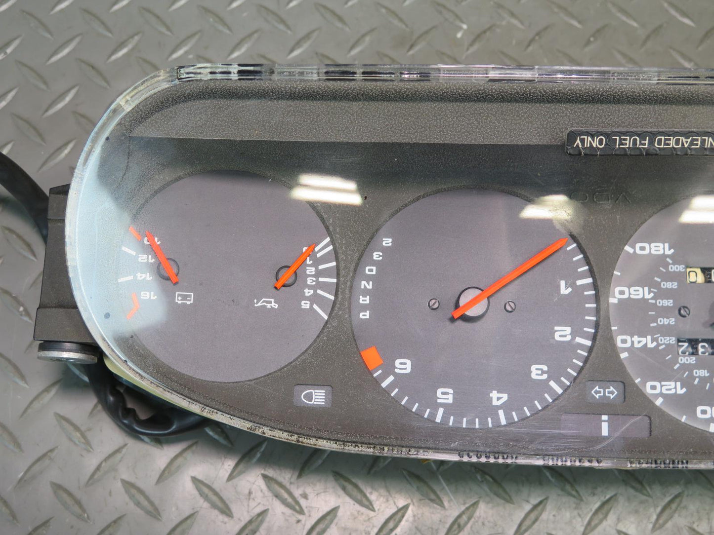 1987 Porsche 928 S4 A/T 180mph Instrument Cluster Gauge Speedometer 59K Miles