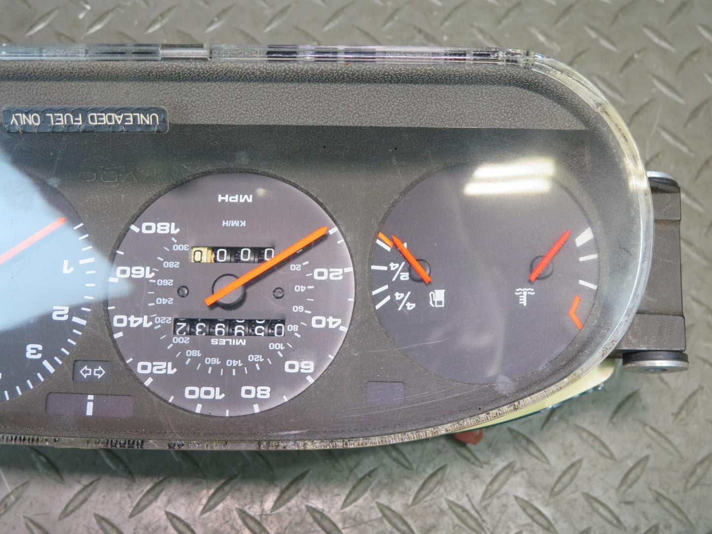 1987 Porsche 928 S4 A/T 180mph Instrument Cluster Gauge Speedometer 59K Miles