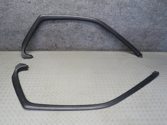1984-1995 Porsche 928 Interior Door Upper Surround Window Trim Panel Set Black