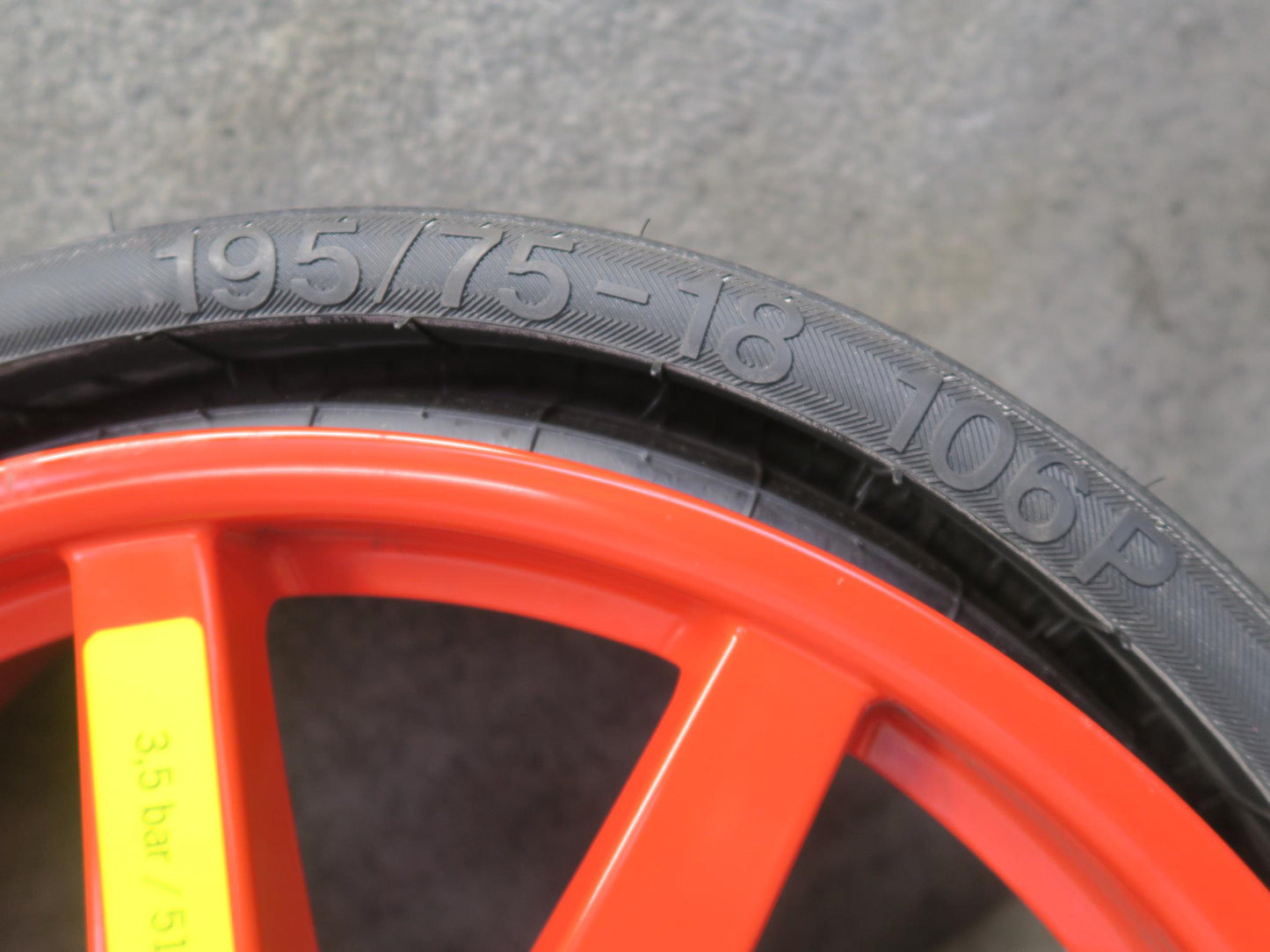 2015-2025 Porsche Macan Spare Tire 18" R18 Wheel Rim 18x6 ET14 95B601027