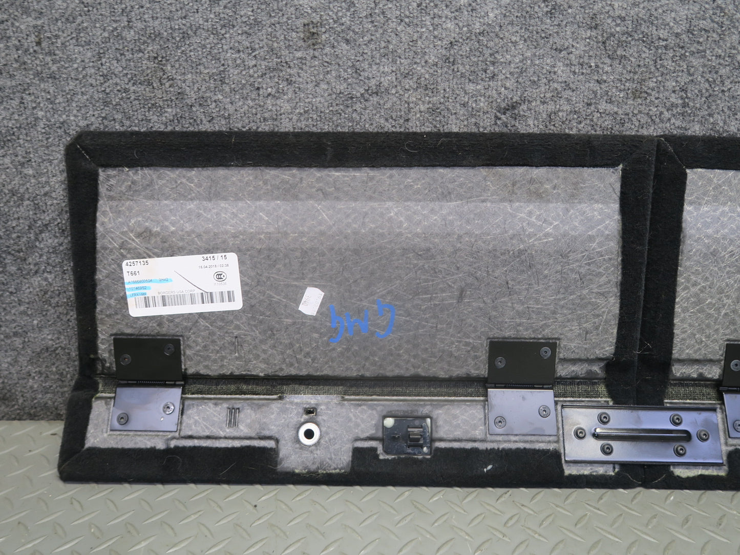2013-2019 Mercedes X166 GLS450 Rear Trunk Cargo Load Floor Lid Carpet Cover Set