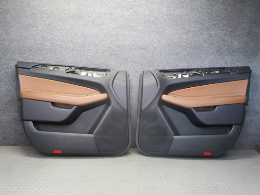 2017-2019 Mercedes X166 GLS450 Front Left & Right Side Door Trim Panel Cover Set