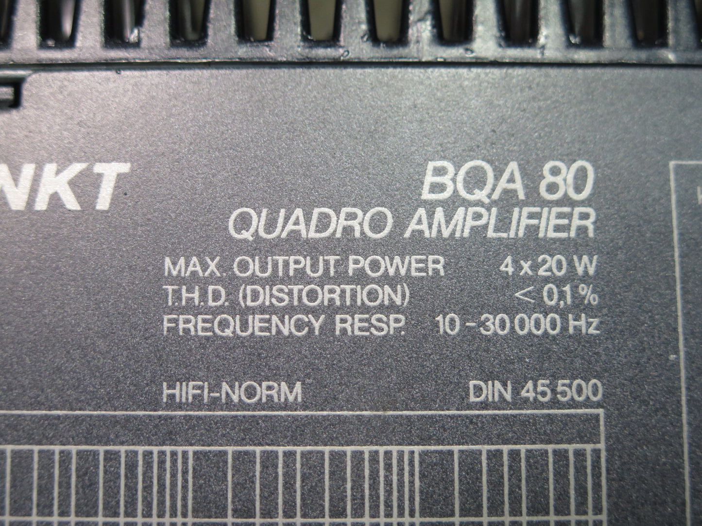 Blaupunkt BQA 80 Audio System Quadro Booster Amplifier AMP
