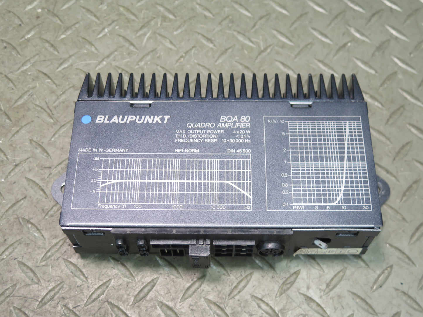 Blaupunkt BQA 80 Audio System Quadro Booster Amplifier AMP