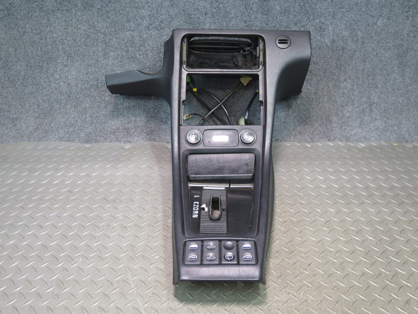 1984-1989 Porsche 928 A/T Front Center Console Shifter Trim Cover Panel w Switch