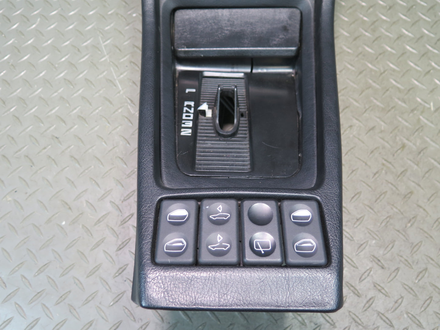 1984-1989 Porsche 928 A/T Front Center Console Shifter Trim Cover Panel w Switch