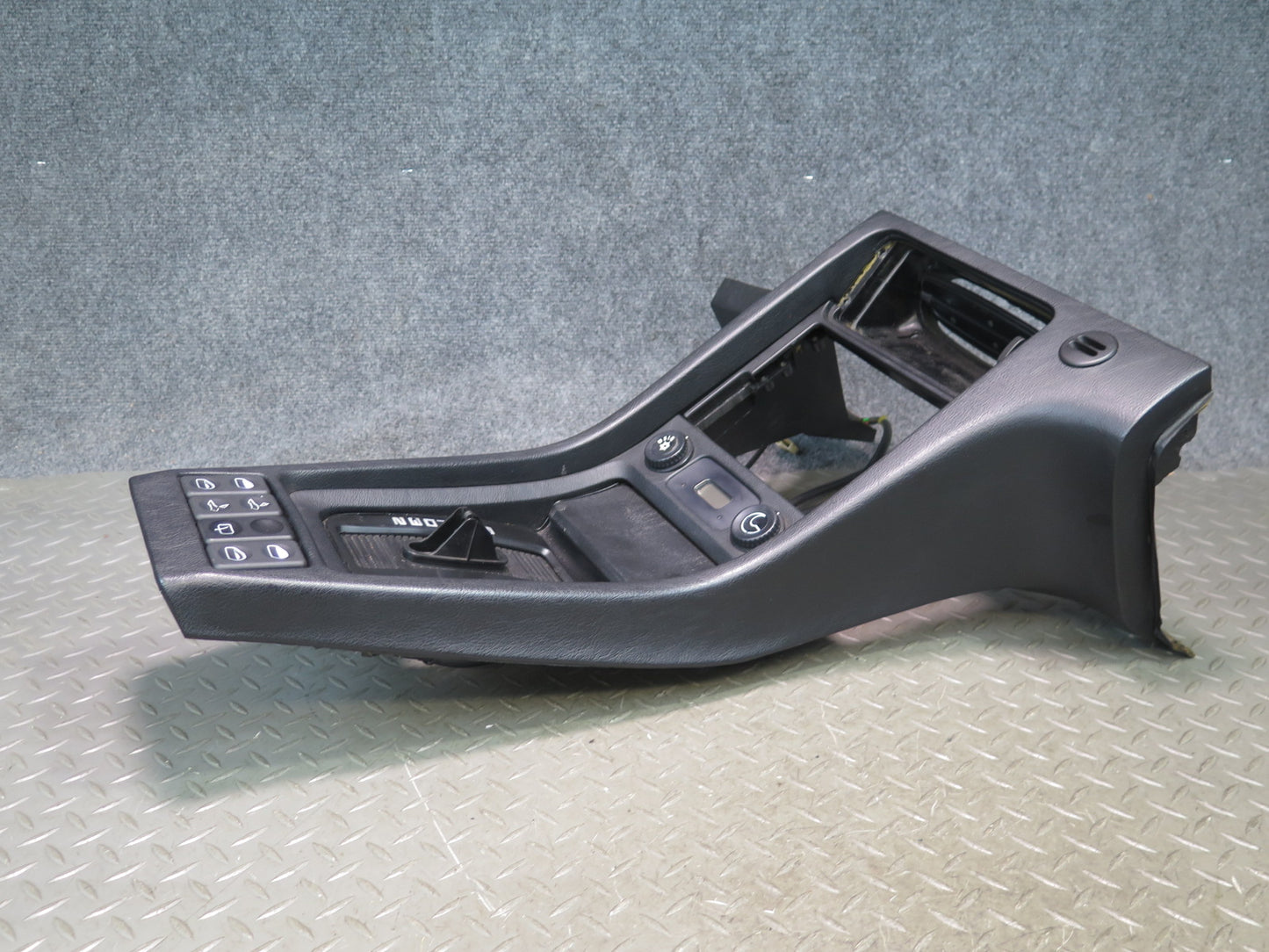 1984-1989 Porsche 928 A/T Front Center Console Shifter Trim Cover Panel w Switch
