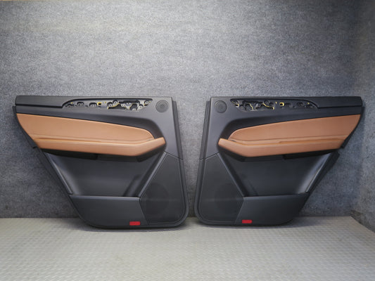2017-2019 Mercedes X166 GLS450 Rear Left & Right Side Door Trim Panel Cover Set