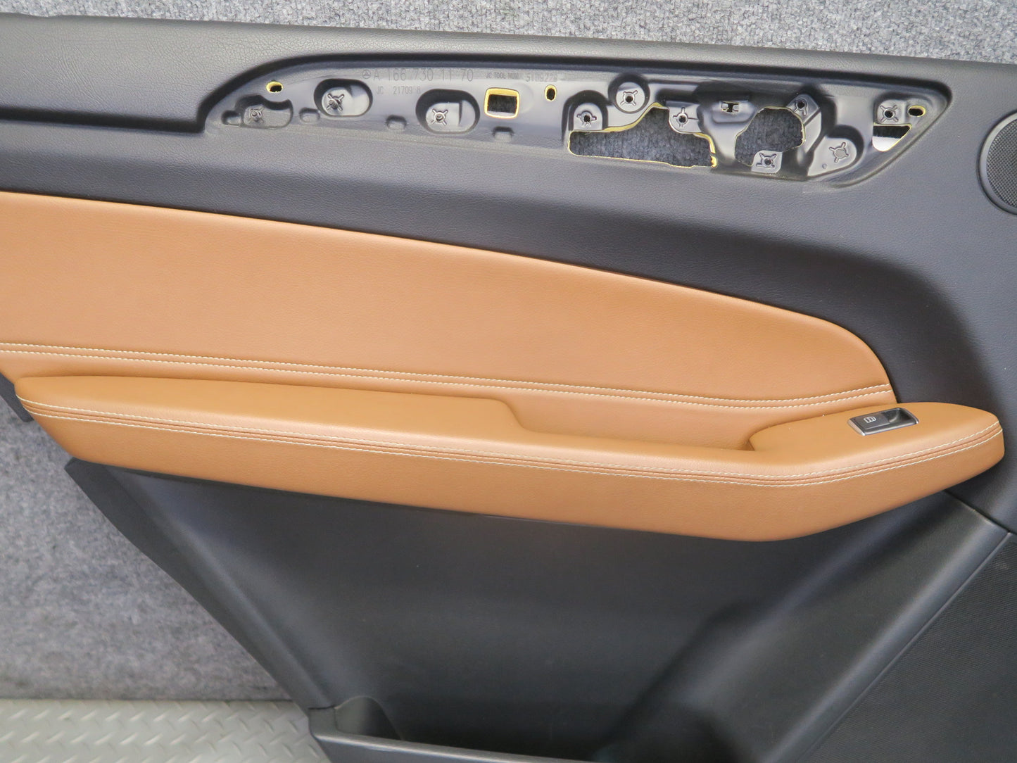 2017-2019 Mercedes X166 GLS450 Rear Left & Right Side Door Trim Panel Cover Set