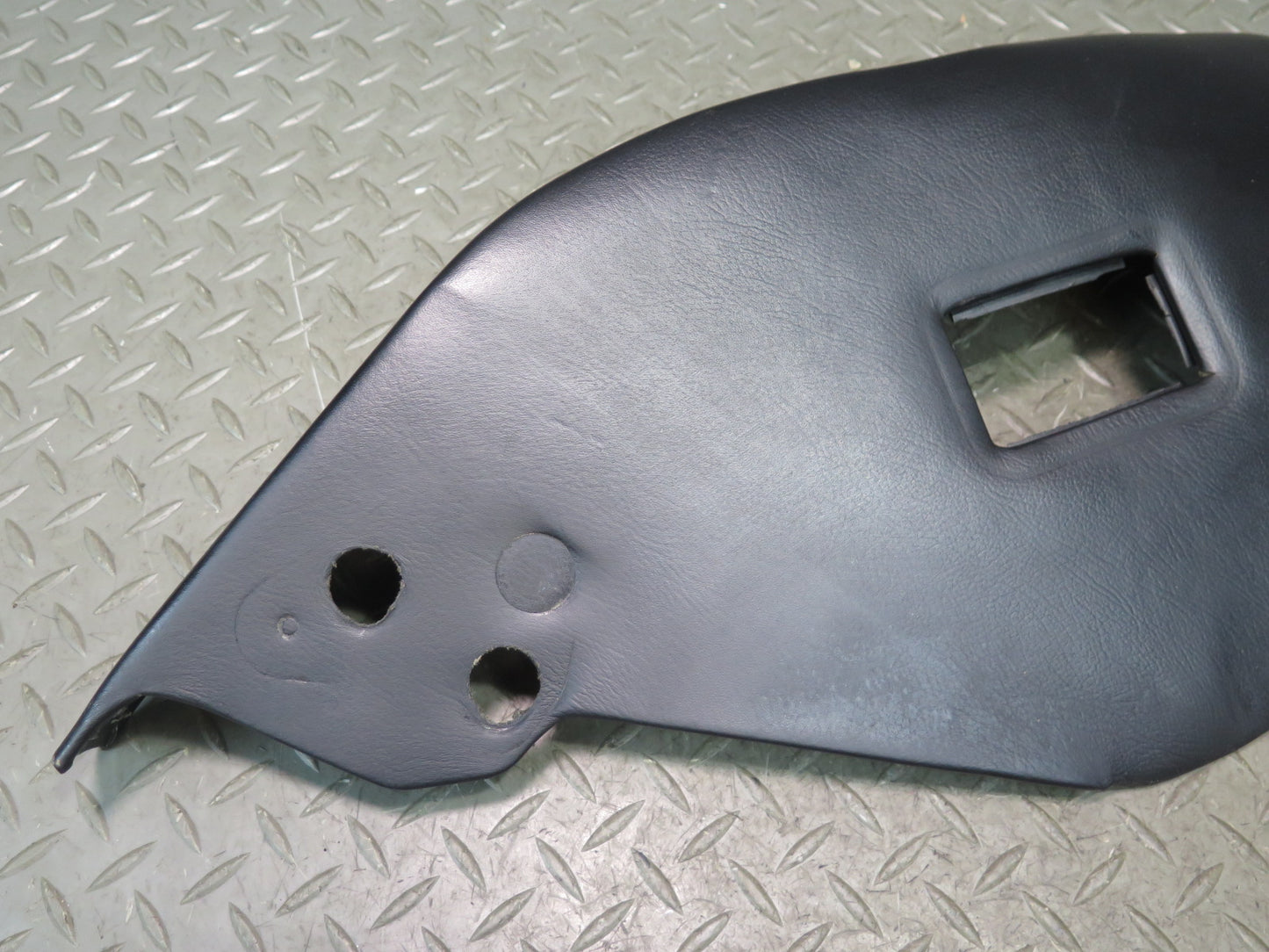 1983-1995 Porsche 928 Rear Left & Right Side Leather Seat Trim Panel Pad Black
