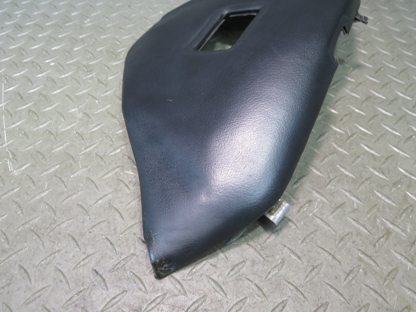 1983-1995 Porsche 928 Rear Left & Right Side Leather Seat Trim Panel Pad Black