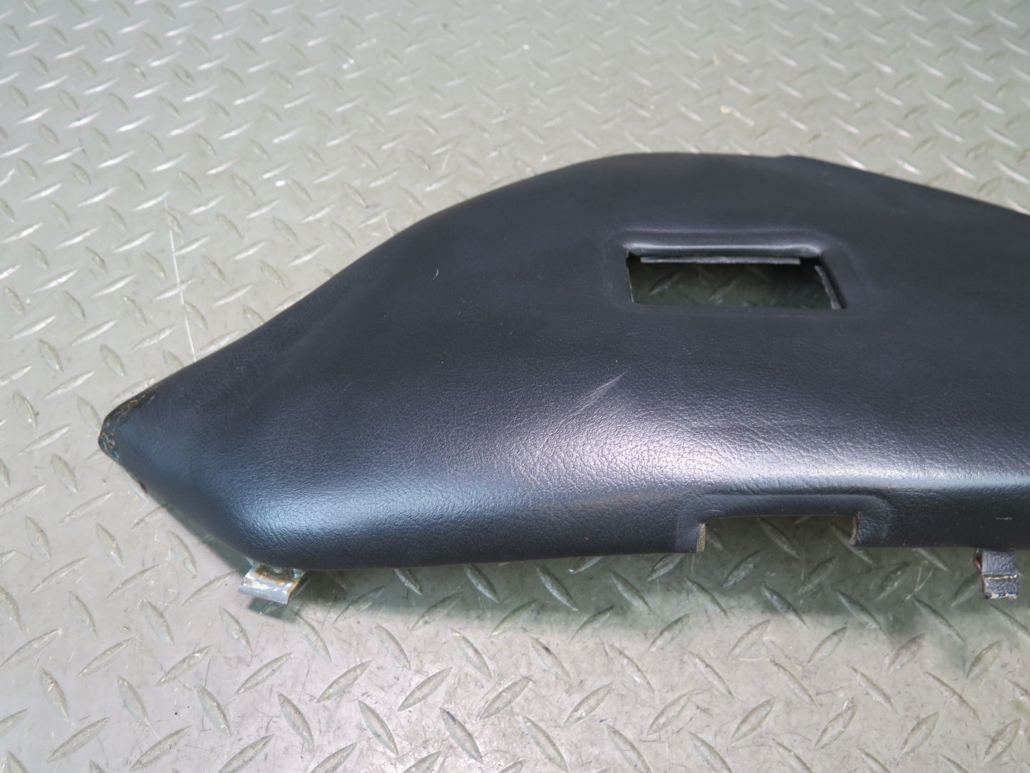 1983-1995 Porsche 928 Rear Left & Right Side Leather Seat Trim Panel Pad Black