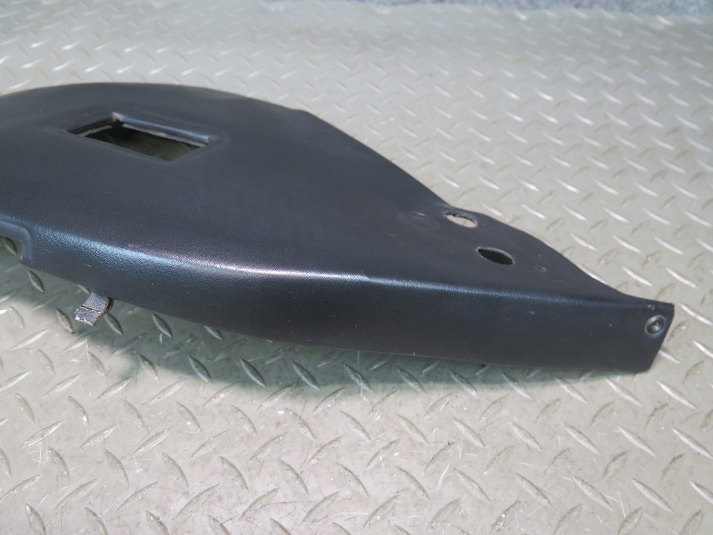 1983-1995 Porsche 928 Rear Left & Right Side Leather Seat Trim Panel Pad Black