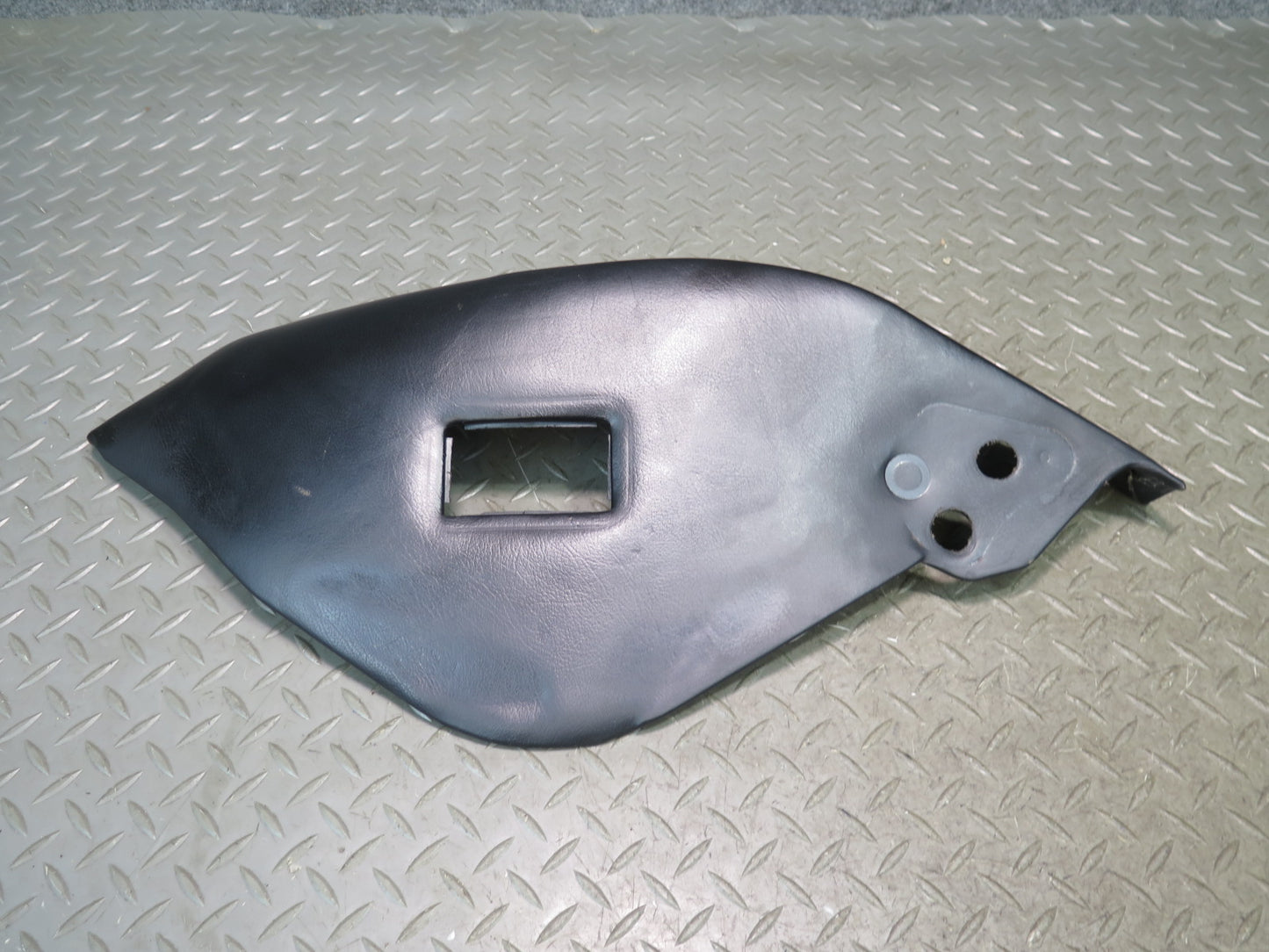 1983-1995 Porsche 928 Rear Left & Right Side Leather Seat Trim Panel Pad Black