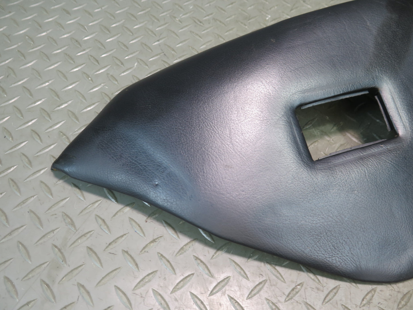 1983-1995 Porsche 928 Rear Left & Right Side Leather Seat Trim Panel Pad Black