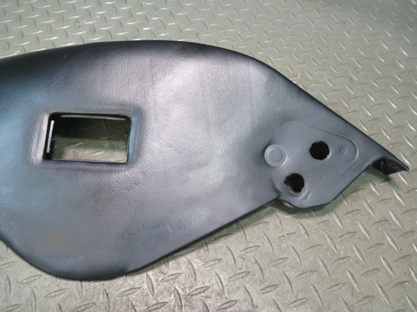 1983-1995 Porsche 928 Rear Left & Right Side Leather Seat Trim Panel Pad Black
