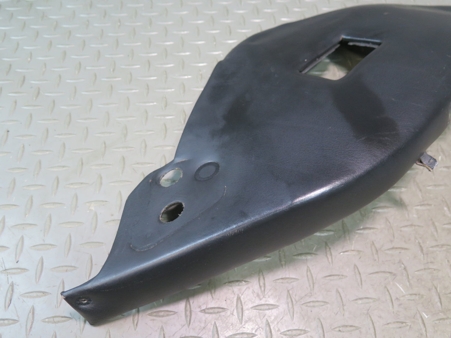 1983-1995 Porsche 928 Rear Left & Right Side Leather Seat Trim Panel Pad Black