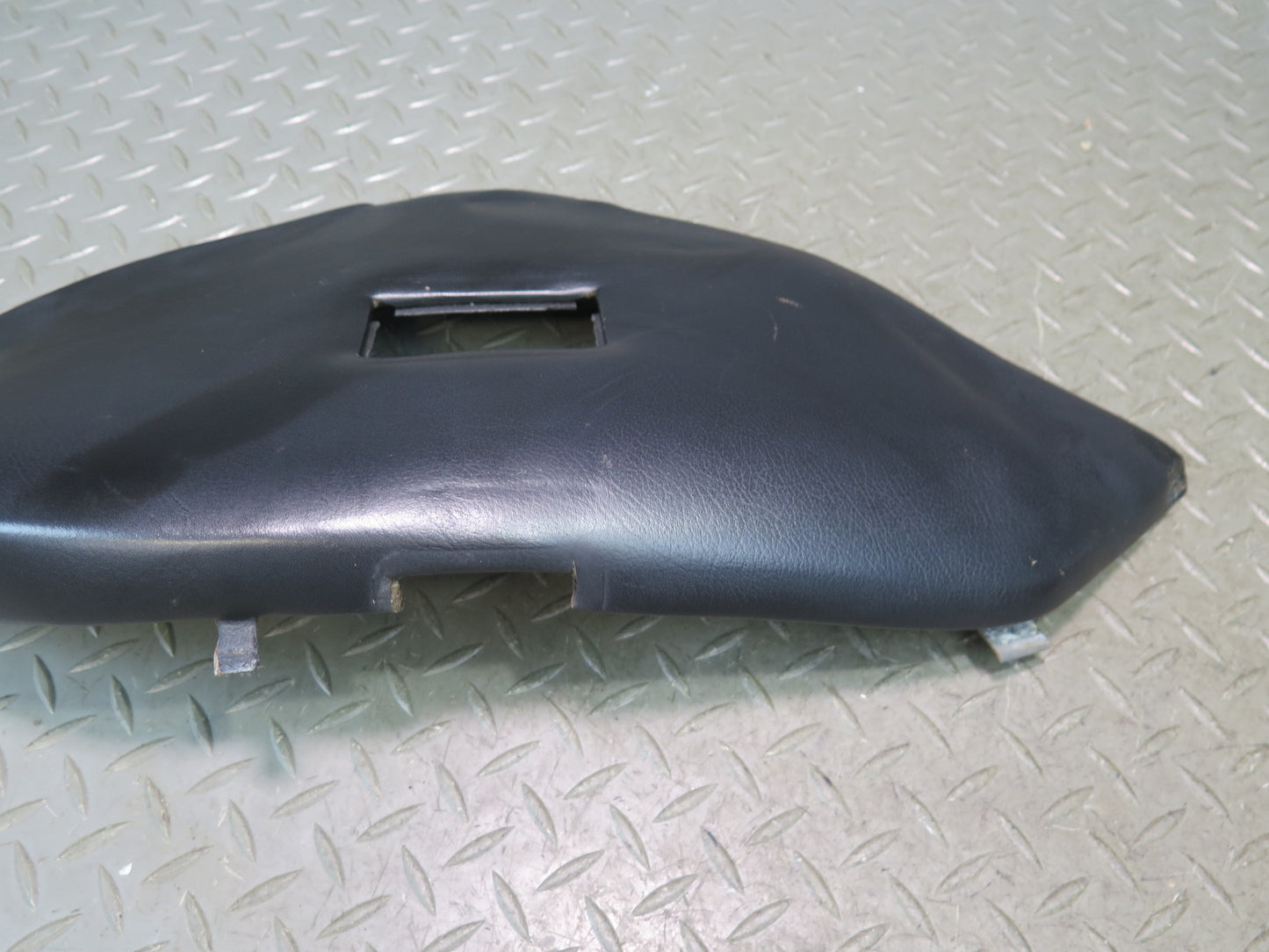 1983-1995 Porsche 928 Rear Left & Right Side Leather Seat Trim Panel Pad Black