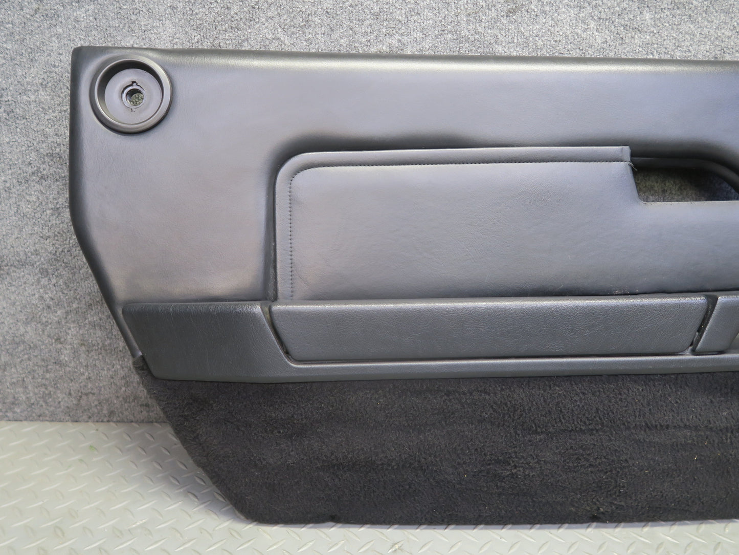 1987 Porsche 928 S4 Left & Right Door Interior Trim Panel Black Set of 2