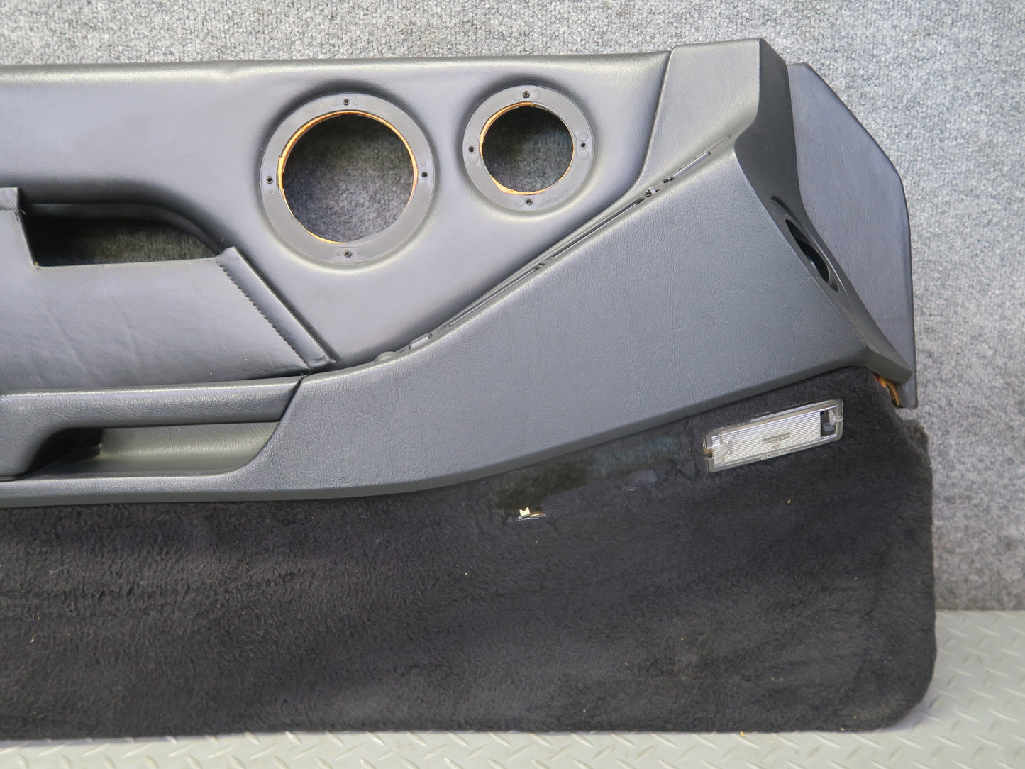 1987 Porsche 928 S4 Left & Right Door Interior Trim Panel Black Set of 2