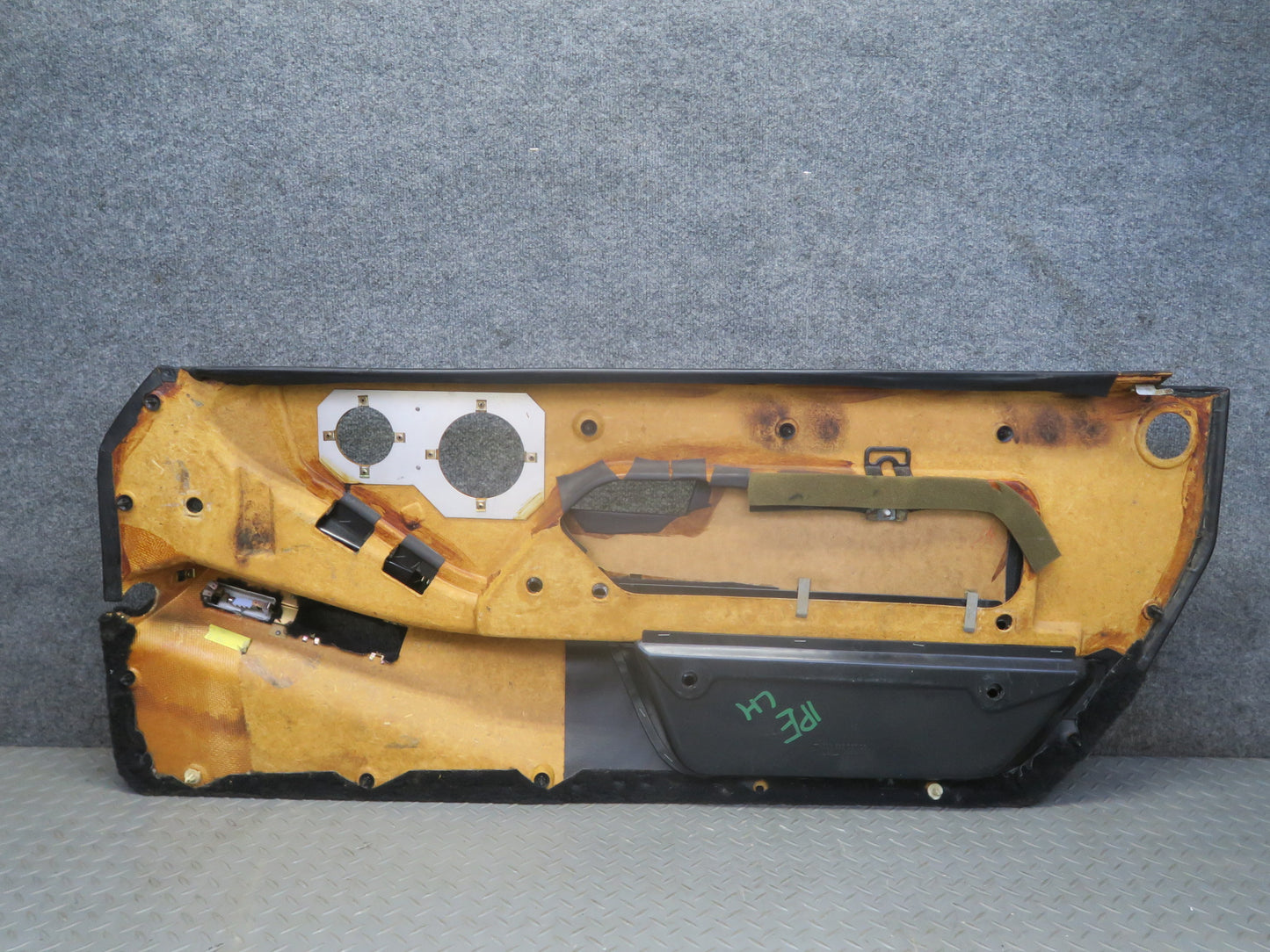 1987 Porsche 928 S4 Left & Right Door Interior Trim Panel Black Set of 2