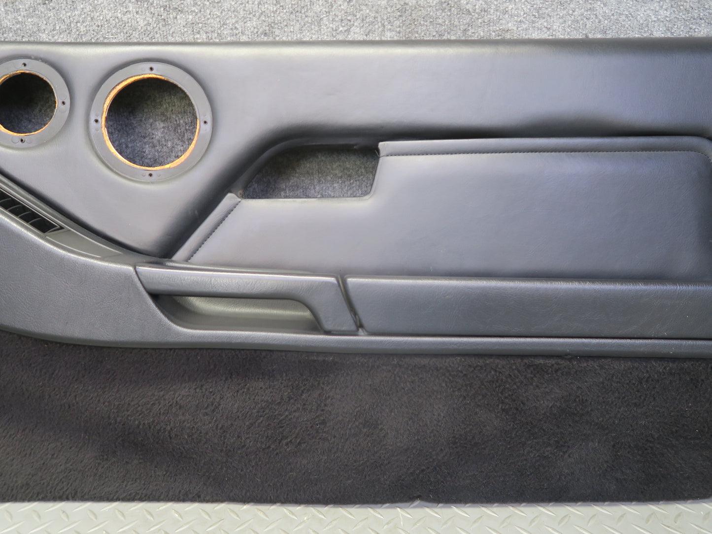 1987 Porsche 928 S4 Left & Right Door Interior Trim Panel Black Set of 2