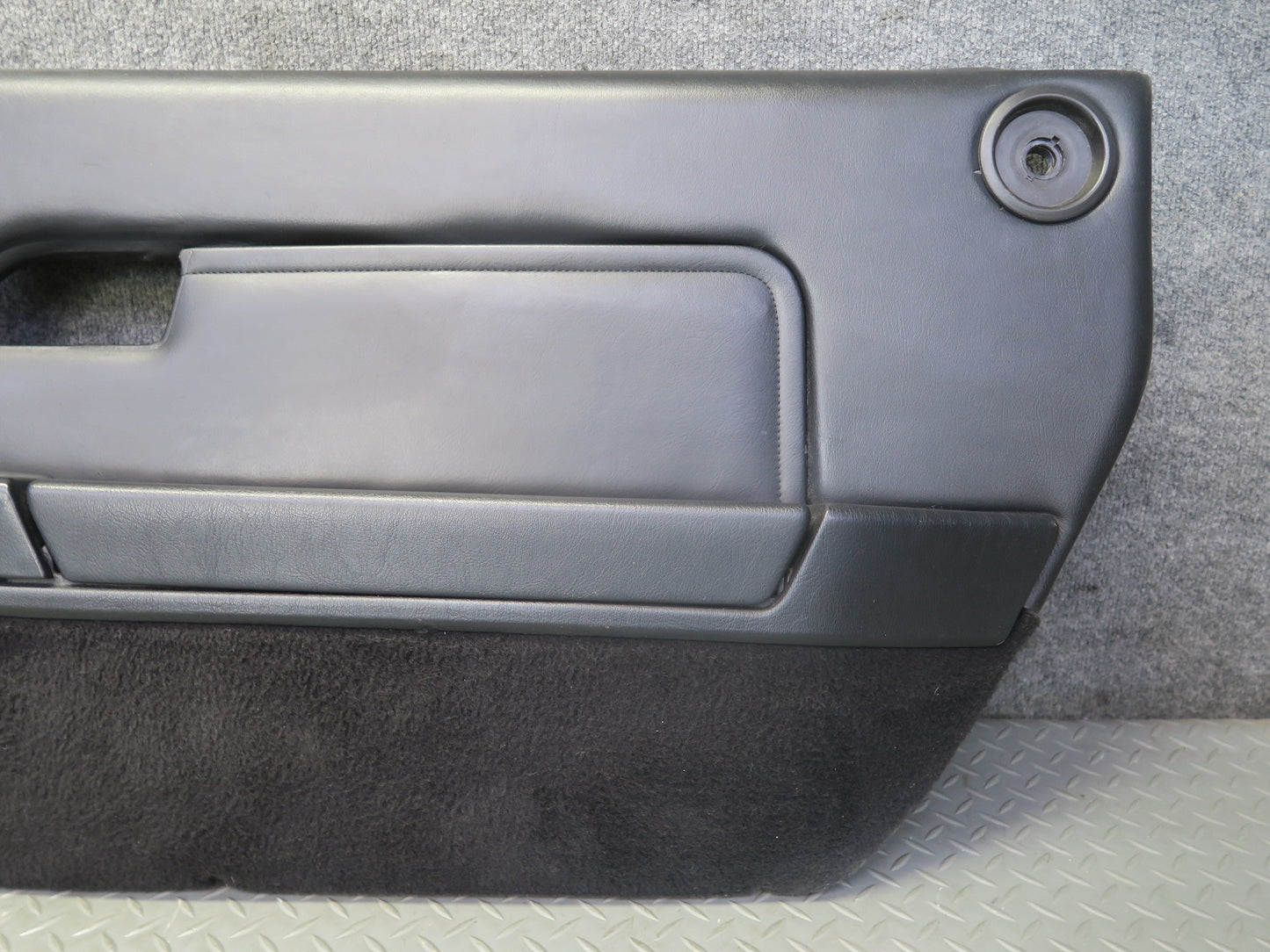 1987 Porsche 928 S4 Left & Right Door Interior Trim Panel Black Set of 2