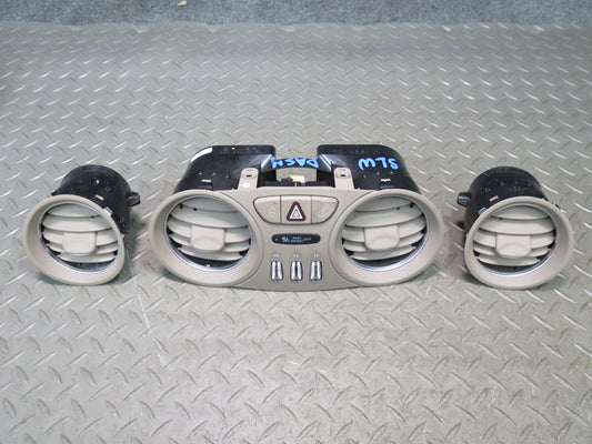 07-12 Mercedes R230 Sl-class Set of 3 Dash Center Left Right Air Vent Brown OEM