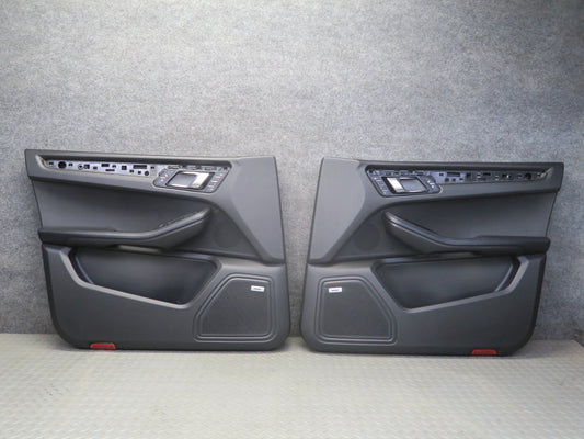 2015-2018 Porsche Macan Front Left & Right Door Trim Cover Panel Set of 2
