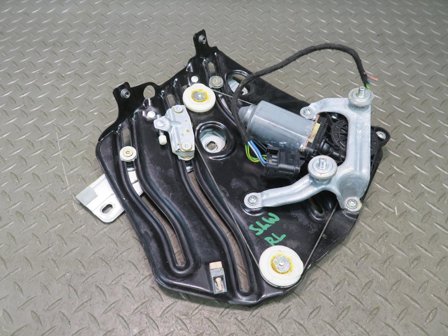 03-12 Mercedes R230 Sl-class Rear Left Window Regulator w Motor 2306700103 OEM
